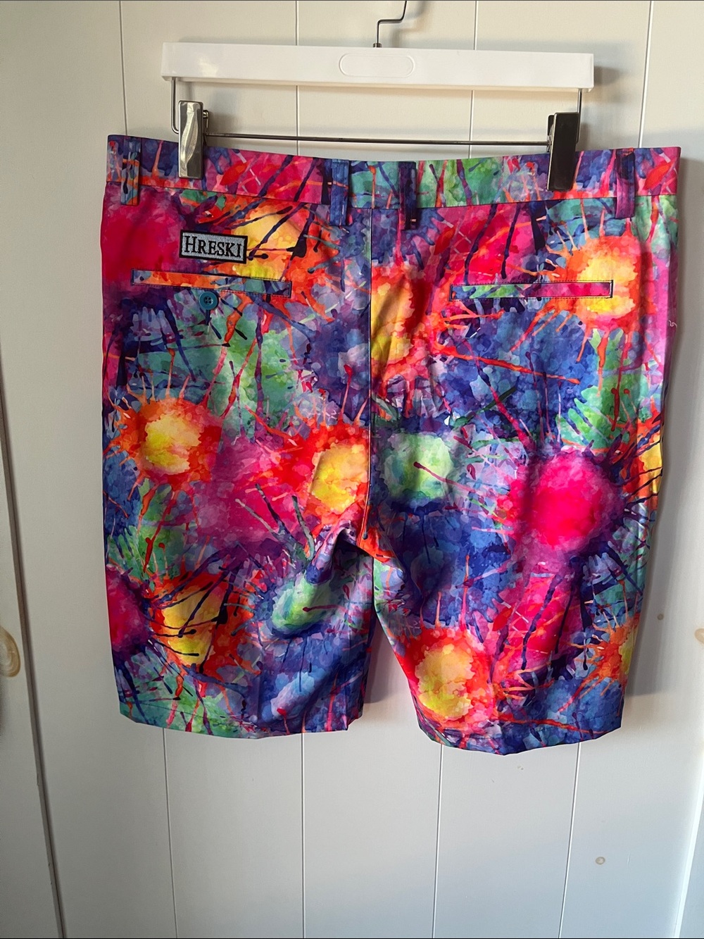 Hreski Men’s Multicolor Tie-Dye Shorts